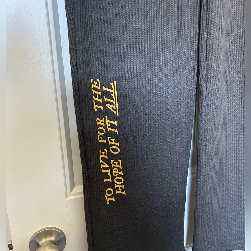 Taylor Swift Folklore Album Gray Pajama Set - Picture 10 of 11